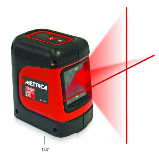 Livella Laser Autolivellante Metrica Laserbox Raggio Rosso 61300 - EmporiodiAntonio