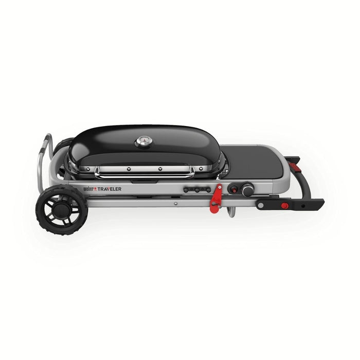 Barbecue Gas Weber Travel cm. 63x34 con carrello integrato - EmporiodiAntonio